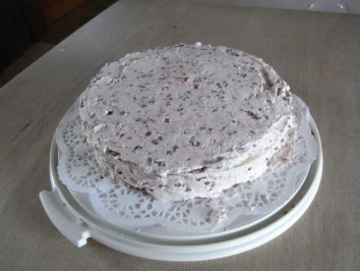 Preiselbeer - Sahne - Torte - Rezept