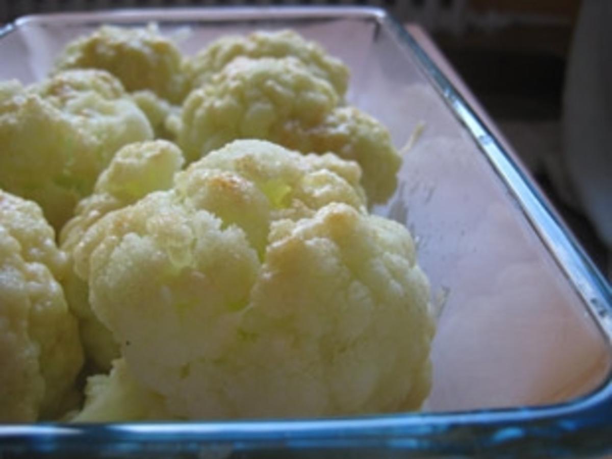 Überbackener Blumenkohl - einfach - 242 kcal/100g