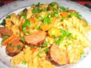 Mediterane Nudelpfanne - Rezept