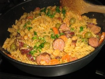 Mediterane Nudelpfanne - Rezept - Bild Nr. 6