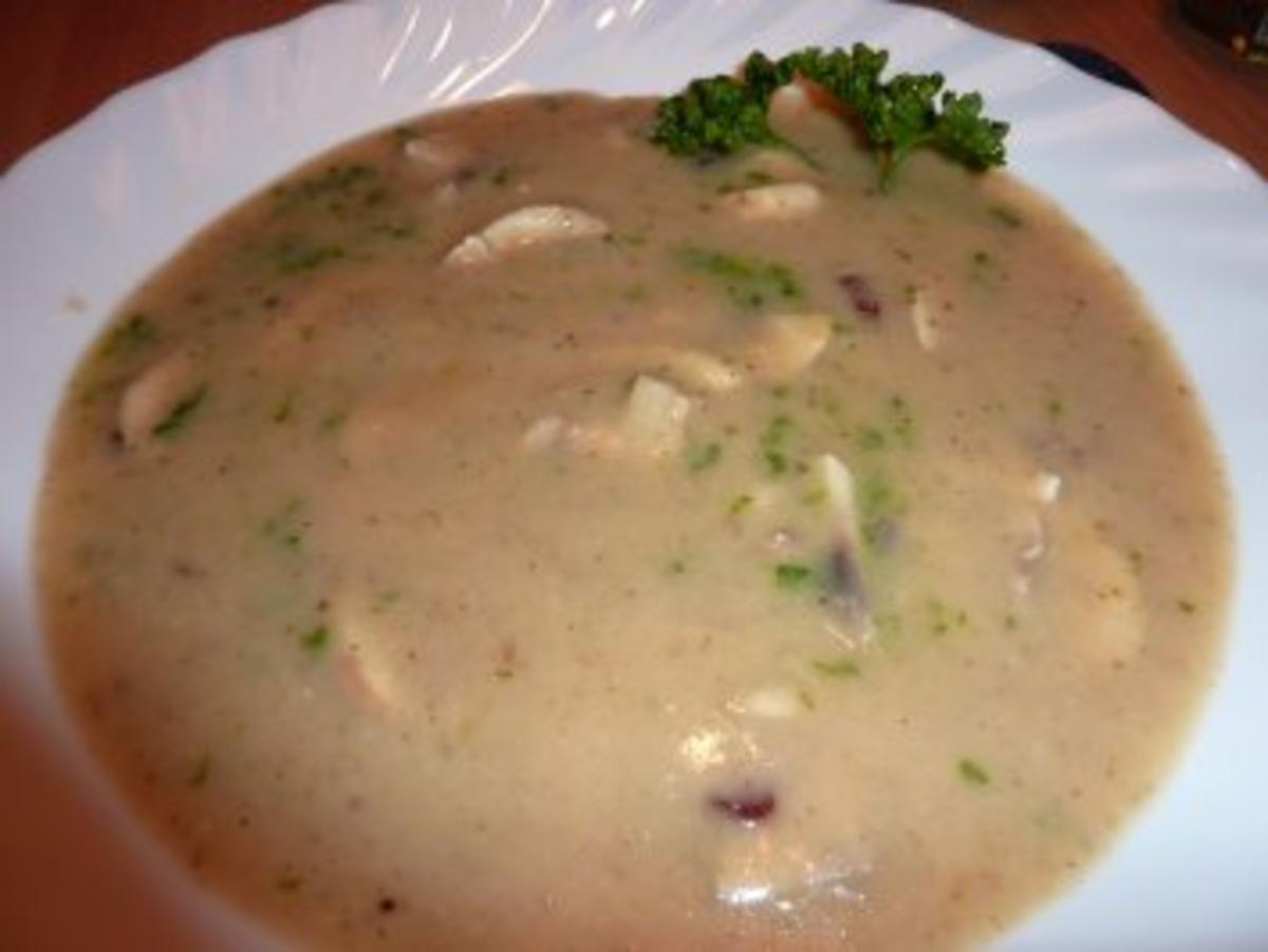 Suppen: Champignoncremesuppe - Rezept - Bild Nr. 2