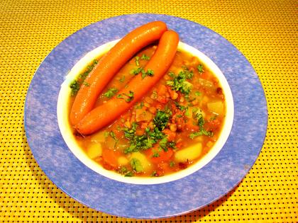 Linsensuppe Einfach - Rezept Mit Bild - Kochbar.de