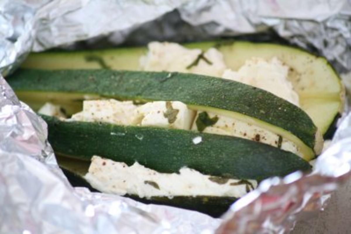 Bilder für Zucchini-Feta-Fächer - Rezept