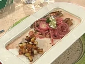 Rezept: Brathering süß-sauer mit Würfelkartoffeln (Christina Surer) Brathering süß-sauer mit Würfelkartoffeln (Christina Surer) - Rezept