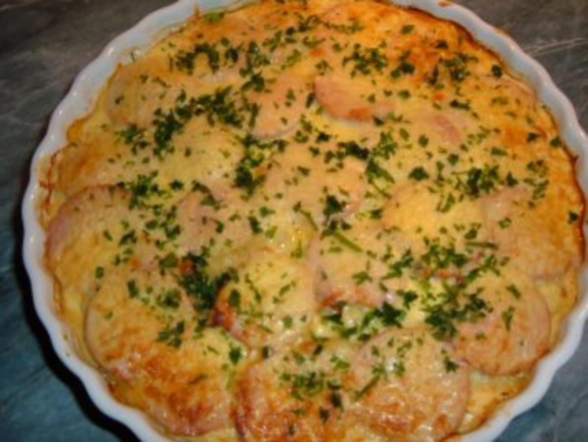 Gratin Mit Kartoffeln und Fleischwurst - Rezept mit Bild - kochbar.de