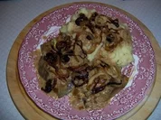 Saure Leber geschmort - Rezept