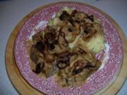 Saure Leber geschmort - Rezept