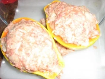 Rezept: Papaya mit Hackfüllung Bild Nr. 4 Papaya mit Hackfüllung - Rezept - Bild Nr. 4