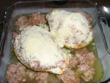 Rezept: Papaya mit Hackfüllung Bild Nr. 6 Papaya mit Hackfüllung - Rezept - Bild Nr. 6