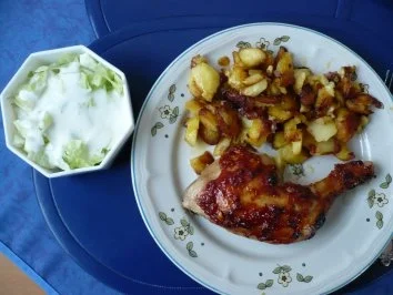 Rezept: Scharfe Hähnchenkeulen Bild Nr. 5 Scharfe Hähnchenkeulen - Rezept - Bild Nr. 5