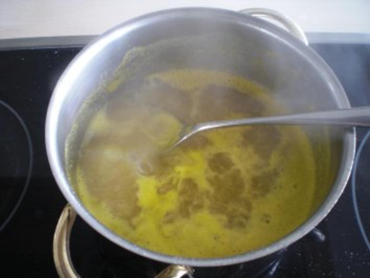 Garnelen-Zitrus-Salat mit Sauerrahmmousse und Orangen-Chili-Gelee - Rezept - Bild Nr. 4