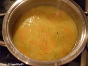 Geröstete Grießsuppe - Rezept