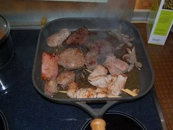 Rezept: Balkan-Teller mit Pommes und Djuvecreis Bild Nr. 5 Balkan-Teller mit Pommes und Djuvecreis - Rezept - Bild Nr. 5