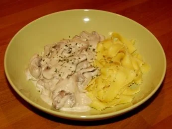 Rezept: Puten-Pilz-Pfanne Puten-Pilz-Pfanne - Rezept