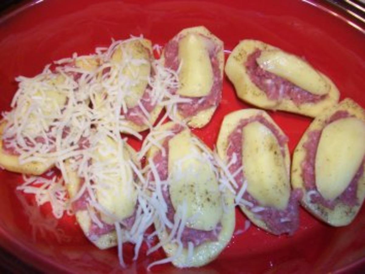 Snack...Gefüllte Kartoffeln mit Mütze - Rezept - Bild Nr. 2