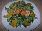 Warmer Lachs auf Feldsalat - Rezept