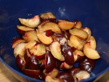 Panna cotta mit Pflaumenkompott - Rezept - Bild Nr. 5