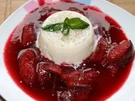 Panna cotta mit Pflaumenkompott - Rezept