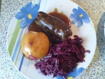 Pferderouladen - ohne Gurken - Rezept