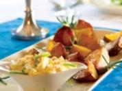 Putenspieße zu Ofenkartoffeln - Rezept