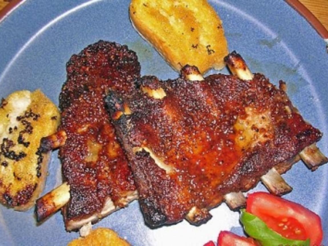 Marinierte gegrillte Spareribs - Rezept - kochbar.de