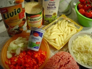 "Kleines Jubiläum 500"  Hack-Sauerkraut-Auflauf mit Käse überbacken... - Rezept - Bild Nr. 3