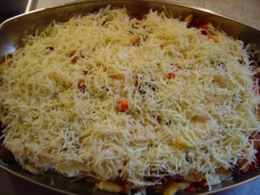 Kleines Jubiläum 500 Hack Sauerkraut Auflauf mit Käse überbacken ...