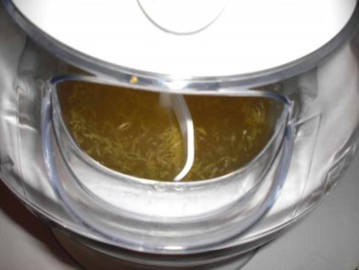 Holunderblüten-Zitronen-Sorbet im Reagenzglas - Rezept - Bild Nr. 3