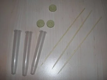 Holunderblüten-Zitronen-Sorbet im Reagenzglas - Rezept - Bild Nr. 4