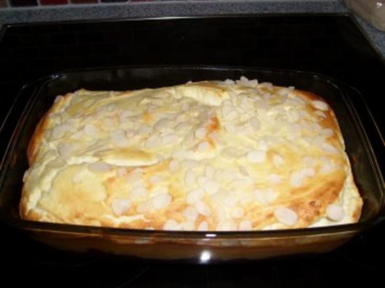 Quarkauflauf mit Kirschen - einfach - 119 kcal/100g