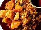 Chinesischer Eierreis mit was-du-willst in Bierteig & suß-saurem Dip - Rezept