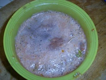 Mit  Schinken & Gemüse gefüllte Hühnerbrust an Bohnen - Ananasgemüse - Rezept - Bild Nr. 10