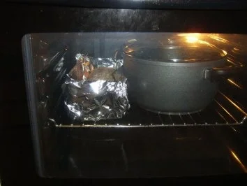 Mit  Schinken & Gemüse gefüllte Hühnerbrust an Bohnen - Ananasgemüse - Rezept - Bild Nr. 16