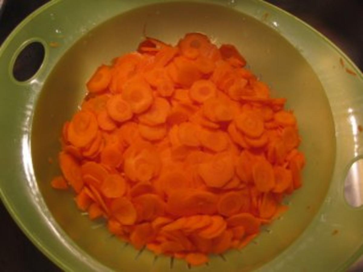 Minutenschnitzel mit Möhrengemüse und Kartoffeln - Rezept - Bild Nr. 2