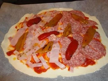 Frühlingspizza - Rezept - Bild Nr. 3