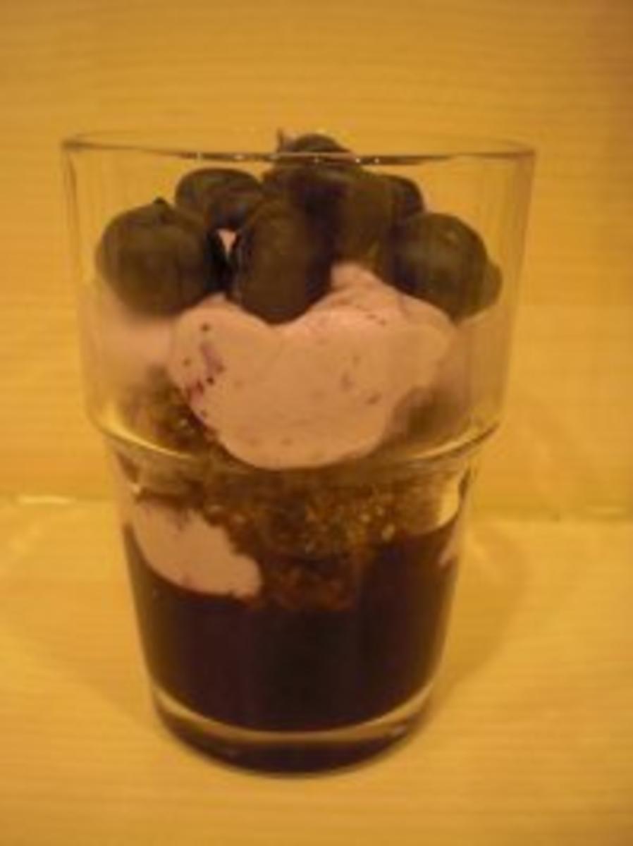 Bilder für Heidelbeer-Walnuss-Cheesecake mit Zimt - Rezept