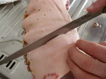 Gefüllter Schweinebraten - Rezept - Bild Nr. 3