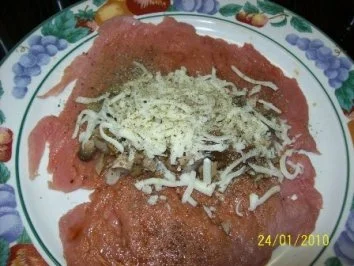 "rouladen vom Kalbsfilet mit pilzefüllung"und Pilz-Sahne-Sauce - Rezept - Bild Nr. 5