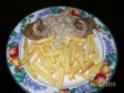 Rezept: "rouladen vom Kalbsfilet mit pilzefüllung"und Pilz-Sahne-Sauce "rouladen vom Kalbsfilet mit pilzefüllung"und Pilz-Sahne-Sauce - Rezept