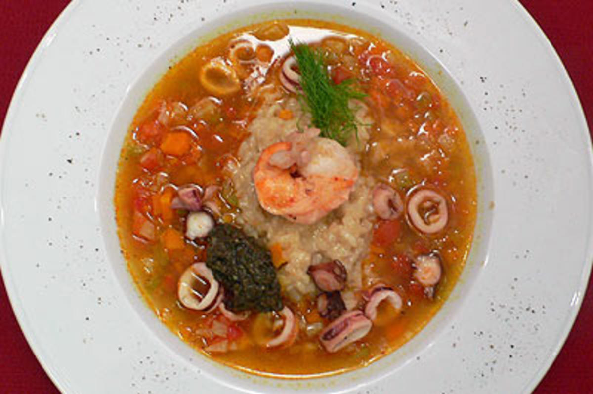 Bouillabaisse-Risotto - Rezept