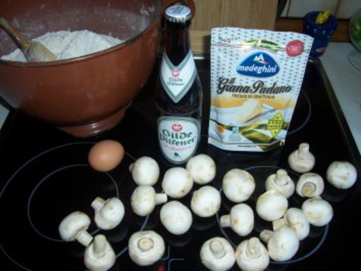 Snack...Champignons mit Knoblauch-Dip - Rezept - Bild Nr. 2