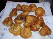 Snack...Champignons mit Knoblauch-Dip - Rezept