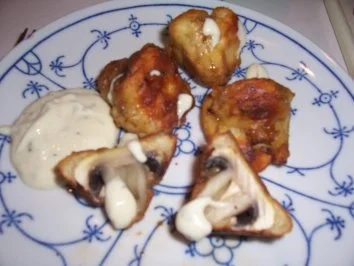 Snack...Champignons mit Knoblauch-Dip - Rezept - Bild Nr. 5