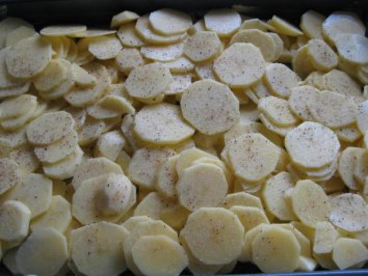 Bilder für Kartoffelgratin Gratin von rohen Kartoffeln Rezept