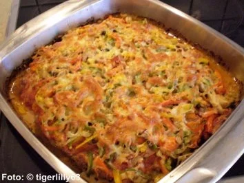 Hackfleischkuchen "pizzaiola" - Rezept - Bild Nr. 3