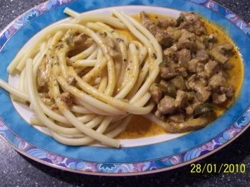 Rezept: Großmütterchens Schweineragout Großmütterchens Schweineragout - Rezept