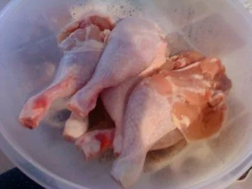 Panierte Hähnchenschenkel - Rezept - Bild Nr. 2