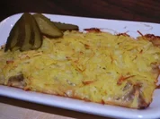 Geschnetzeltes mit Rösti-Haube "Stroganoff" - Rezept