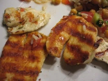 Gegrillter Halloumi (Grillkäse) verfeinert - Rezept