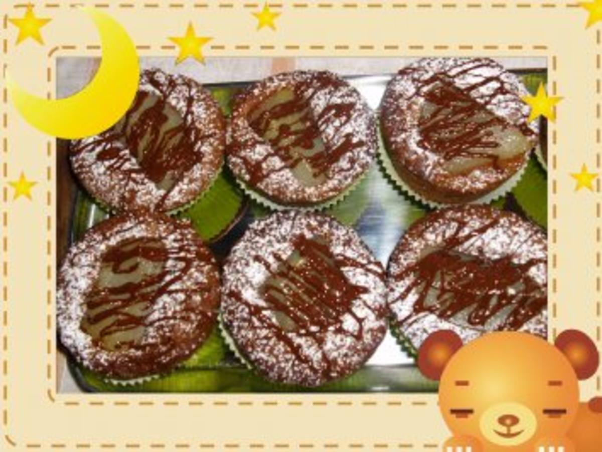 Schoko-Birnen-Muffins - Rezept mit Bild - kochbar.de